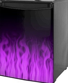 purple aesthetic mini fridge