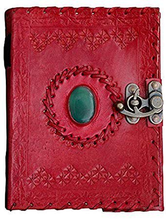 Crafat Leather Journal Writing Notebook - Antique Handmade Leather Bound Daily Notepad for Men & Women Unlined Paper Medium 7 x 5 Inches, Best Gift for Art Sketchbook,Travel Diary & Notebooks (Sky Blue): Amazon.ca: Office Products