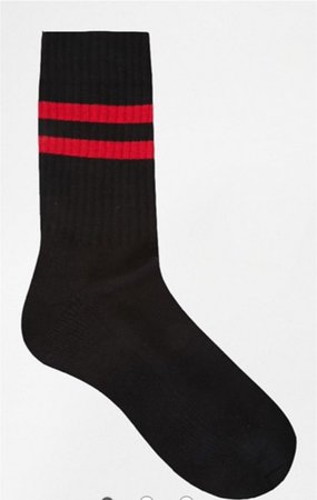 red stripe socks