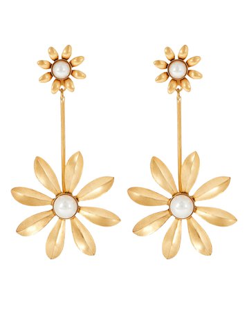 Elizabeth Cole Emmalyn Floral Drop Earrings | INTERMIX®