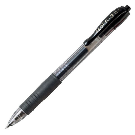 g2 0.7 black gel pen