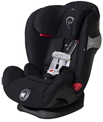 Amazon.com : CYBEX Eternis S with SensorSafe, Convertible Car Seat for Birth Through 120 Pounds, Up to 10 Years of Use, Chest Clip Syncs with Phone for Safety Alerts, Toddler & Infant Car Seat, Lavastone Black : Baby