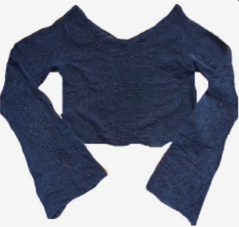 blue v neck sweater