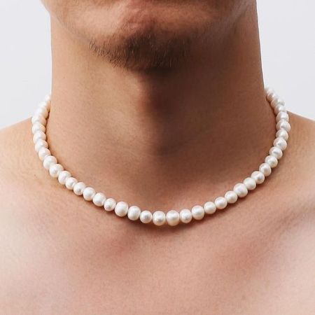 Freshwater Pearl Necklace Chain (8MM)