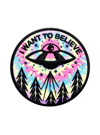 Loungefly I Want To Believe Iron-On Patch
