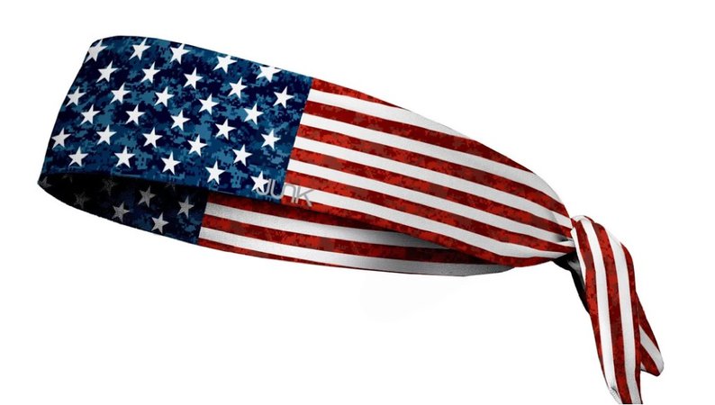American flag headband