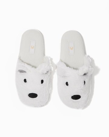 Charming charlie Fuzzy Critter Slippers
