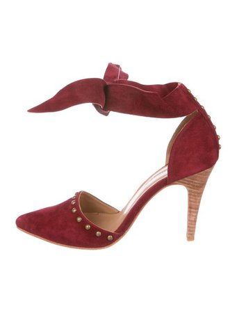 Ulla Johnson Sienna Suede Pumps - Shoes - WUL31410 | The RealReal