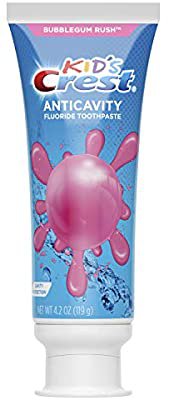 Amazon.com: Crest Kid's Cavity Protection Fluoride Toothpaste, Bubblegum Rush, 3 Count: Beauty