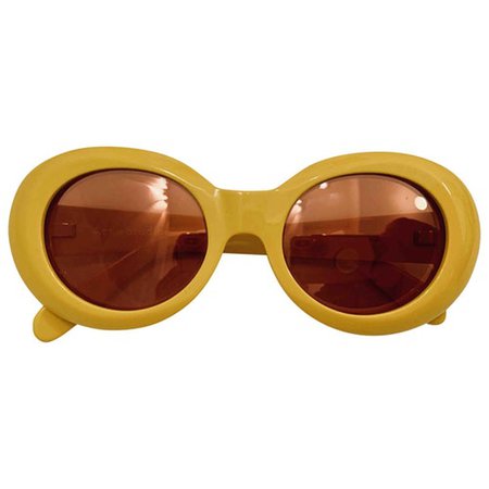Sunglasses Acne Studios Yellow in Plastic - 8083319