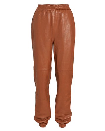 VanaGZ Leather Track Pants