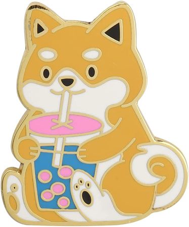 Amazon.com: WSNANG Corgi Bubble Tea Enamel Pin Corgi Dog Pins for Backpacks Clothing Decoration Gift Corgi Lover Gift (Corgi Tea Pin): Clothing, Shoes & Jewelry