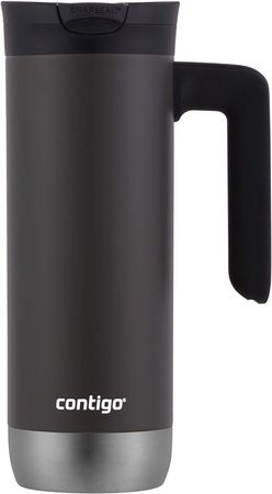 Amazon.com: Contigo Superior 2.0 Stainless Steel Travel Mug with Handle and Leak-Proof Lid, Double-Wall Insulation Keeps Drinks Hot up to 7 Hours or Cold up to 18 Hours, 20oz Sake : Home & Kitchen