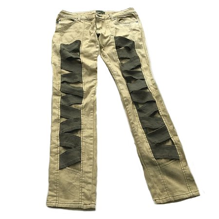 tripp nyc army green pants