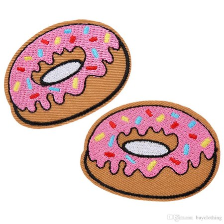 2019 Donut Embroidered Patch Iron On Doughnut Patches Sewing Applique Badge Clothes Patch Stickers Apparel Craft Sewing Accessory New From Buyclothing, $0.51 | DHgate.Com