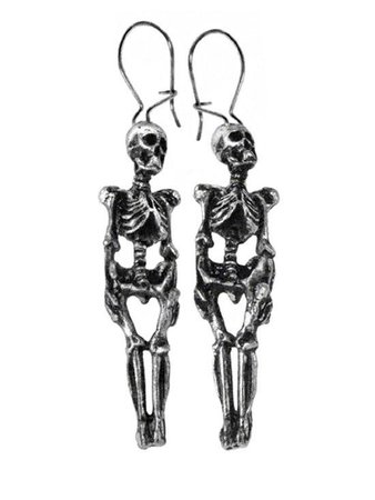 "Skeleton" Earrings by Alchemy of England