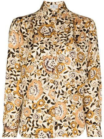Etro floral-print long-sleeve Shirt - Farfetch