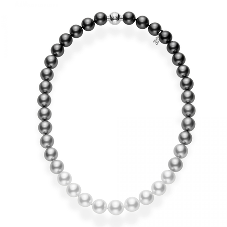 Mikimoto ombré pearl choker necklace