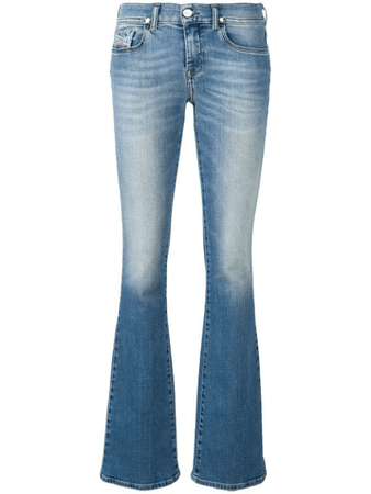 Diesel Low Rise Faded Jeans - Blue | ModeSens