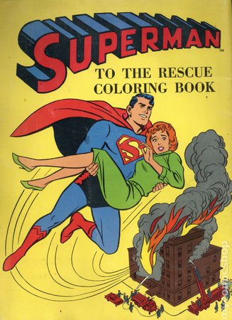 super man colouring book 1964