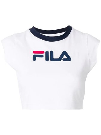 Fila cropped logo T-shirt