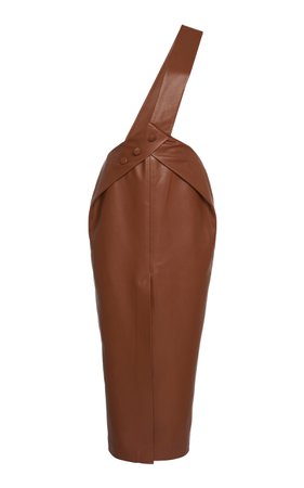 Faux Leather Overall Skirt by MATÉRIEL | Moda Operandi
