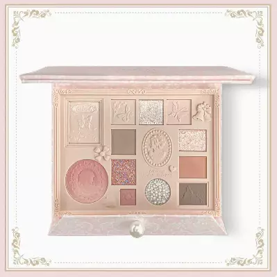 Embossed Eyeshadow Highlighter Blush All-in-one Makeup Plate