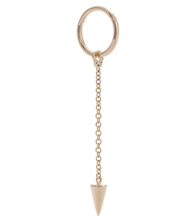 Maria Tash - Spike Pendulum 14kt gold single earring | Mytheresa