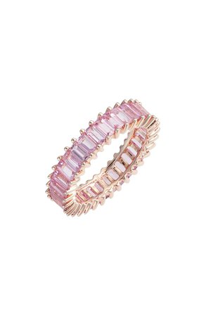 Dana Rebecca Designs Kristyn Kylie Pink Sapphire Eternity Ring | Nordstrom