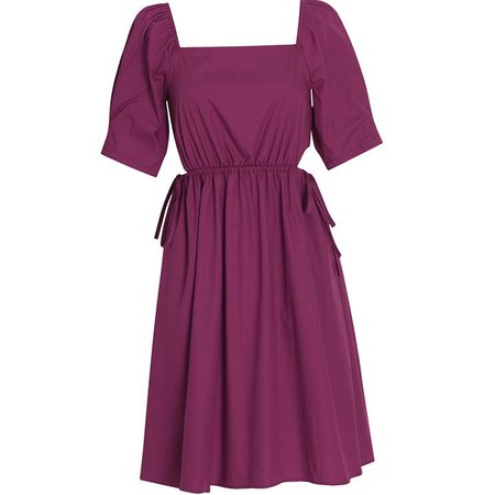 plum purple dress