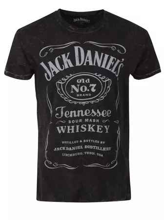 Jack Daniels Acid Washed Men'S Black T Shirt Vintage T Shirt Cute T Shirts From Freshrags, $11.56| Dhgate.Com