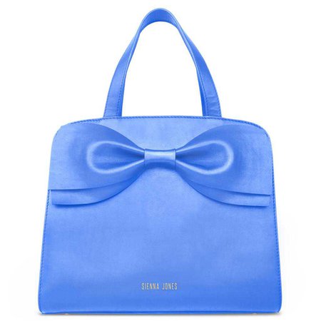 Marina Bow Bag in Blue