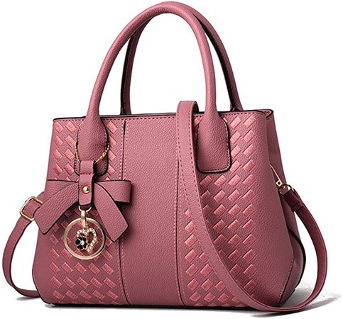 Amazon.com: Purses and Handbags for Women Fashion Ladies PU Leather Top Handle Satchel Shoulder Tote Bags : Clothing, Shoes & Jewelry