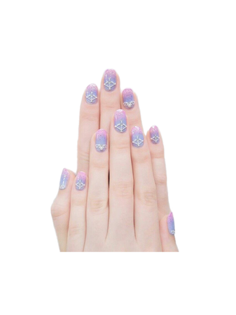 pastel goth manicure
