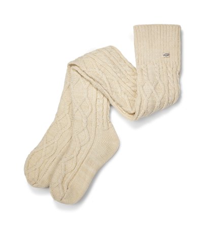 UGG Australia Women's Classic Cable Knit Sock in Cream – Welcome to Footprint27.com