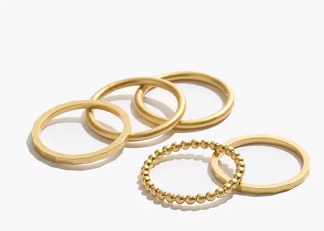 Madewell Gold Rings