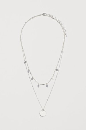 Double-strand Necklace - Silver