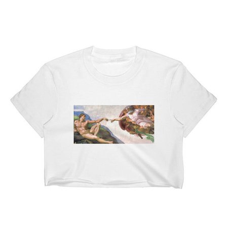 Michelangelo T Shirt, Creation of Adam Tee, michelangelo shirt, creation of adam shirt
