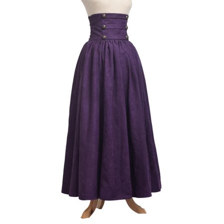 purple steampunk skirt 2