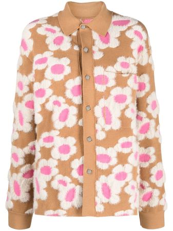 Jacquemus floral-patterned Collared Cardigan - Farfetch