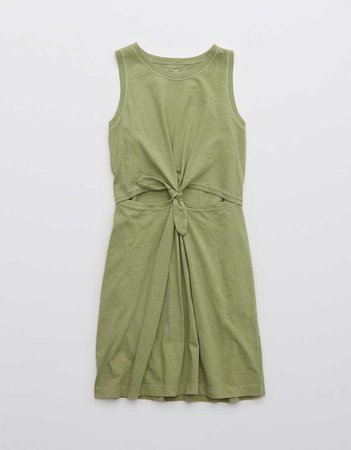 Aerie Cut Out Knot Dress