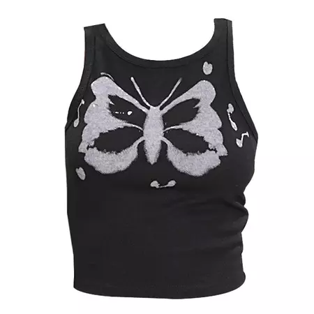 Butterfly Mini Crop Top | BOOGZEL APPAREL – Boogzel Clothing
