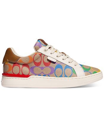 COACH Women's Lowline Rainbow Signature Pride Sneakers & Reviews - Athletic Shoes & Sneakers - Shoes - Macy's