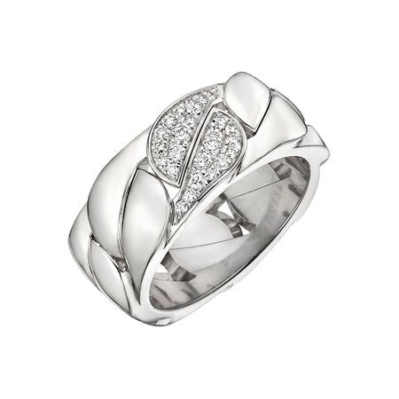 Cartier White Gold Diamond La Dona Band Ring | Betteridge