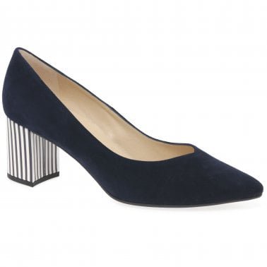 Peter Kaiser Naja Womens Suede Court Shoes | Charles Clinkard