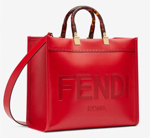 Large Fendi Bag Red