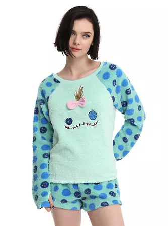 Disney Lilo & Stitch Scrump Girls Plush Short Sleep Set