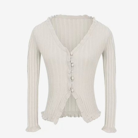 Knitted Ribbed Ruffled Women's Cardigan Sweater Harajuku Long Sleeve Pink Women Crop Tops 2019 Spring Solid Sexy Female Clothes-in Blouses & Shirts from Women's Clothing on Aliexpress.com | Alibaba Group