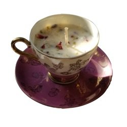 tea cup candle