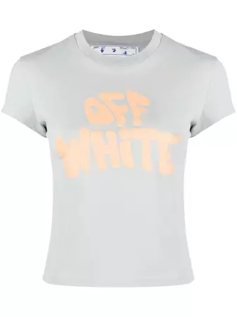 Off-White logo-print Cotton T-shirt - Farfetch
